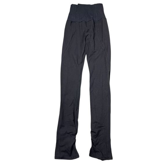 Lululemon Pants - Lululemon Corsetry Tight Pant Dance Leggings Ruched Ankle Spilt Hem Black 4